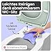 instmaier Helma | Toilettendeckel mit Absenkautomatik | Trendfarbe Salbei | TÜV geprüft | Ovale Form | Toilettensitz aus Duroplast | Quick Release Funktion | Antibakteriell