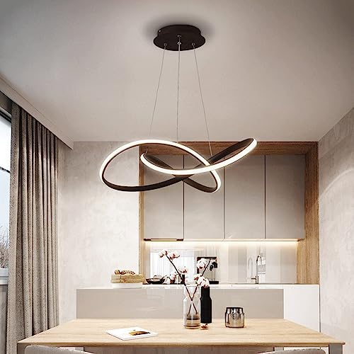 Lumière suspendue LED dimmable télécommande luminaire suspendu à intensité variable
