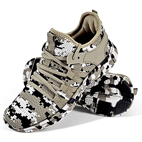 Image of INZCOU Running Shoes Lightweight Tennis Shoes Non Slip Gym Workout Shoes Breathable Mesh Walking Sneakers
