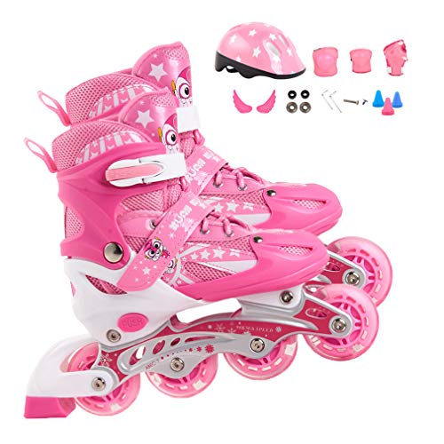 Roller fille roues LED pour les sorties de loisir en plein air