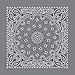 Carolina Hav-A-Hank Paisley Bandannas, 22 by 22-Inch, Charcoal