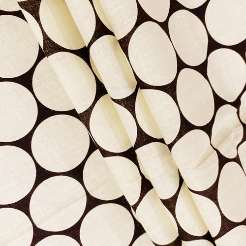 Image of Swayam Pure Cotton King Bedsheet with 2 Pillow Covers | Size 108 x 108 inch | 160 TC | Geometric Design | Soft Breathable Bed Sheet | Comfortable & Durable for Bedroom - Light Brown