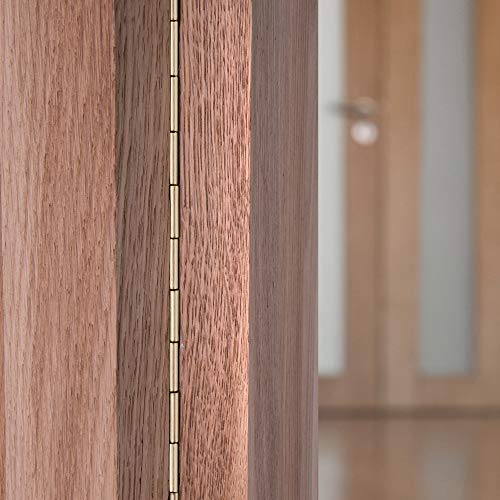 Gedotec Cerniera a pianoforte da avvitare, in