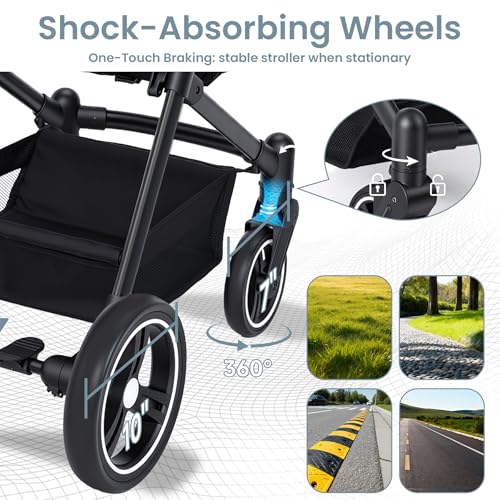 Leooy 2-1 Baby Stroller