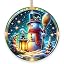 Winter Wanderer Snowman Ornament, and Christmas Decor