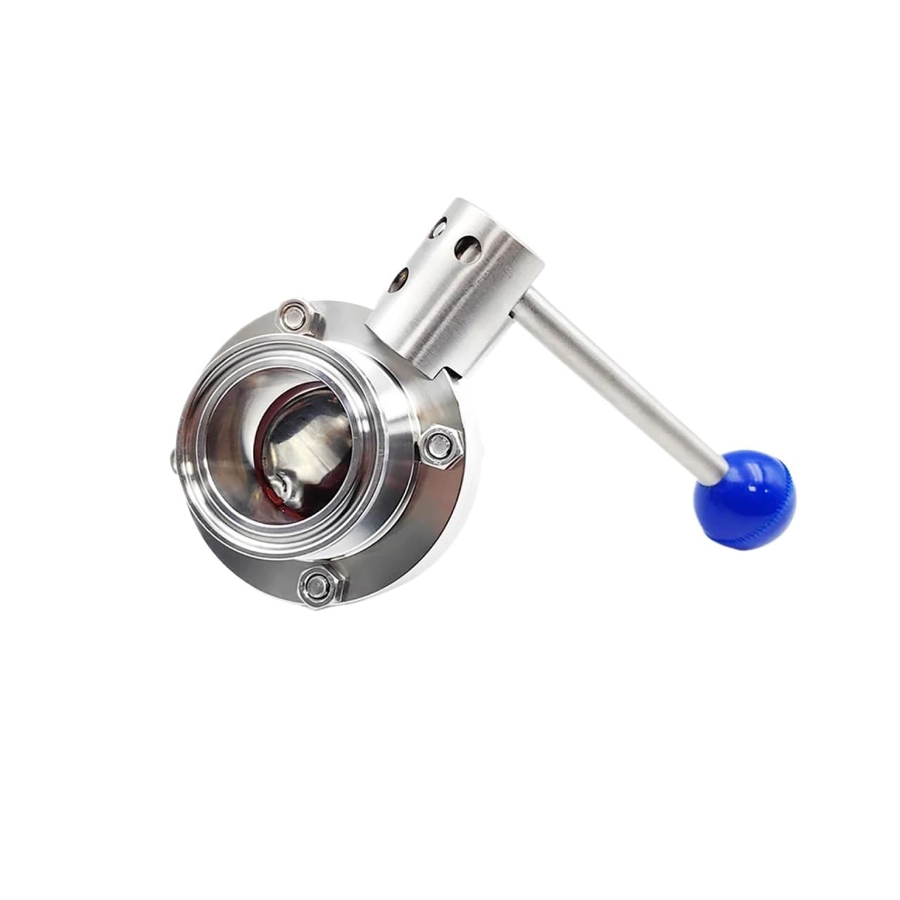 Vanne papillon sanitaire 32mm avec ferrule 50.5mm en acier inoxydable 304