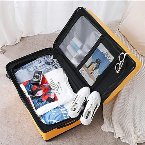 Durable Suitcase for Women Luggage Large-Capacity Wide Thickened Password Hardside Luggage Universal Wheel Zipper Retro Suit Case (Color : A, Size : 30 inch)3