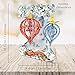 SANTORO Swing Card, Christmas 3D Pop Up Greeting Card - Hanging Ornaments - for Kids, Family, Christmas