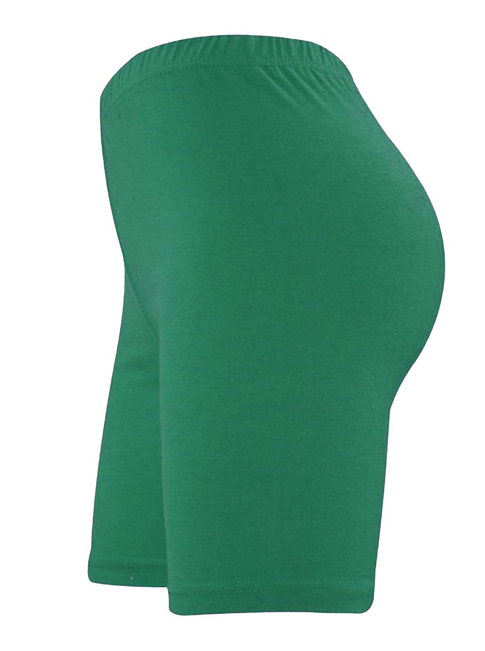 Zaif & Hari Women's Green Cycling Shorts Dancing Shorts Leggings Active Casual Shorts 8-22 (Uk Size 20-22, )