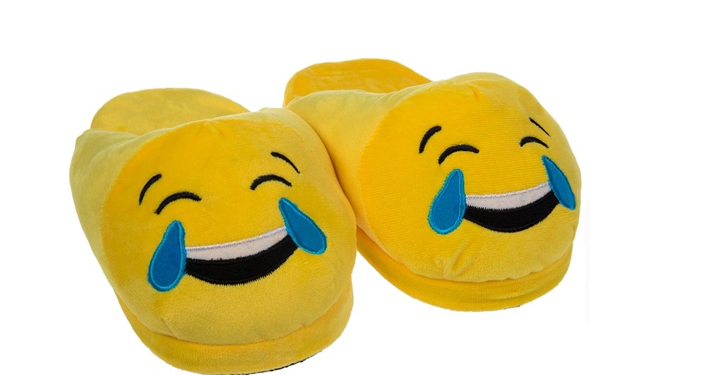 Emoji Cute Cartoon Slippers - Warm Cozy Soft and Funny Comfort - Slip Grip Bottoms Slipper
