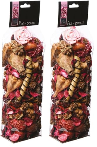 Atmosphera - Pot - pourri - Rose - 140g (Lot de 2)