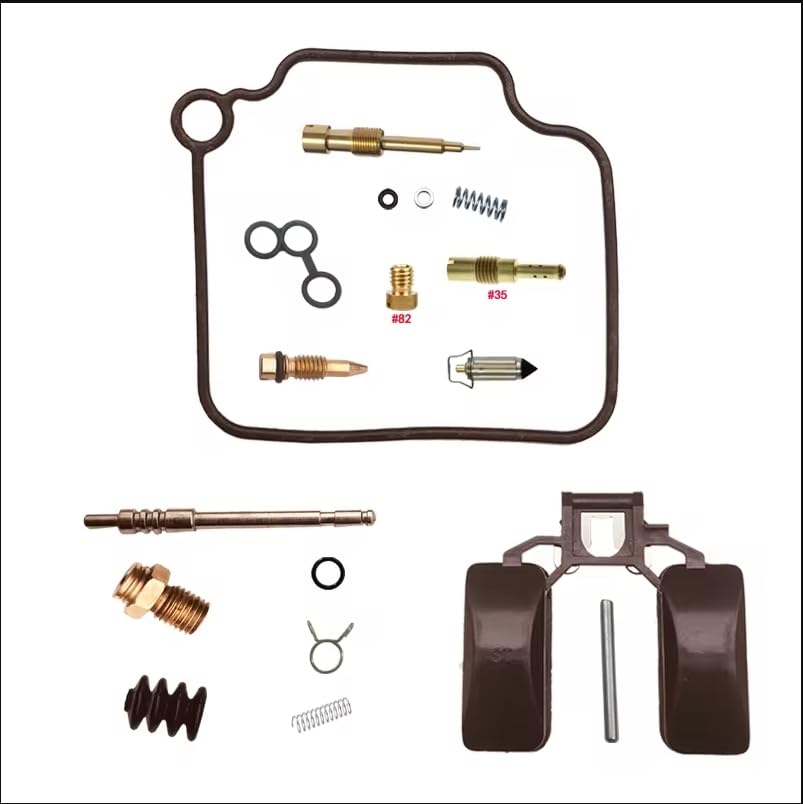 Kit di riparazione per ricostruzione carburatore LX V 4T E3 125cc 150cc (kit di riparazione, galleggiante, altre parti)