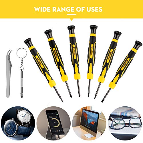 Eyeglass Repair Kit，Hiketolight Sunglasses Repair Kit with 1100pcs Eyeglass Screws, Precision Screwdriver Set and Tweezers for Eyeglasses, Sunglasses,Watch Clock Spectacle Repair