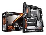 GIGABYTE X299X AORUS Master (Intel/X299/E-ATX/12 Phase Digital VRM/Triple Fins-Array Heatsink/ESS Sabre DAC/WiFi 6/10G LAN/5G LAN/Motherboard) (Renewed)