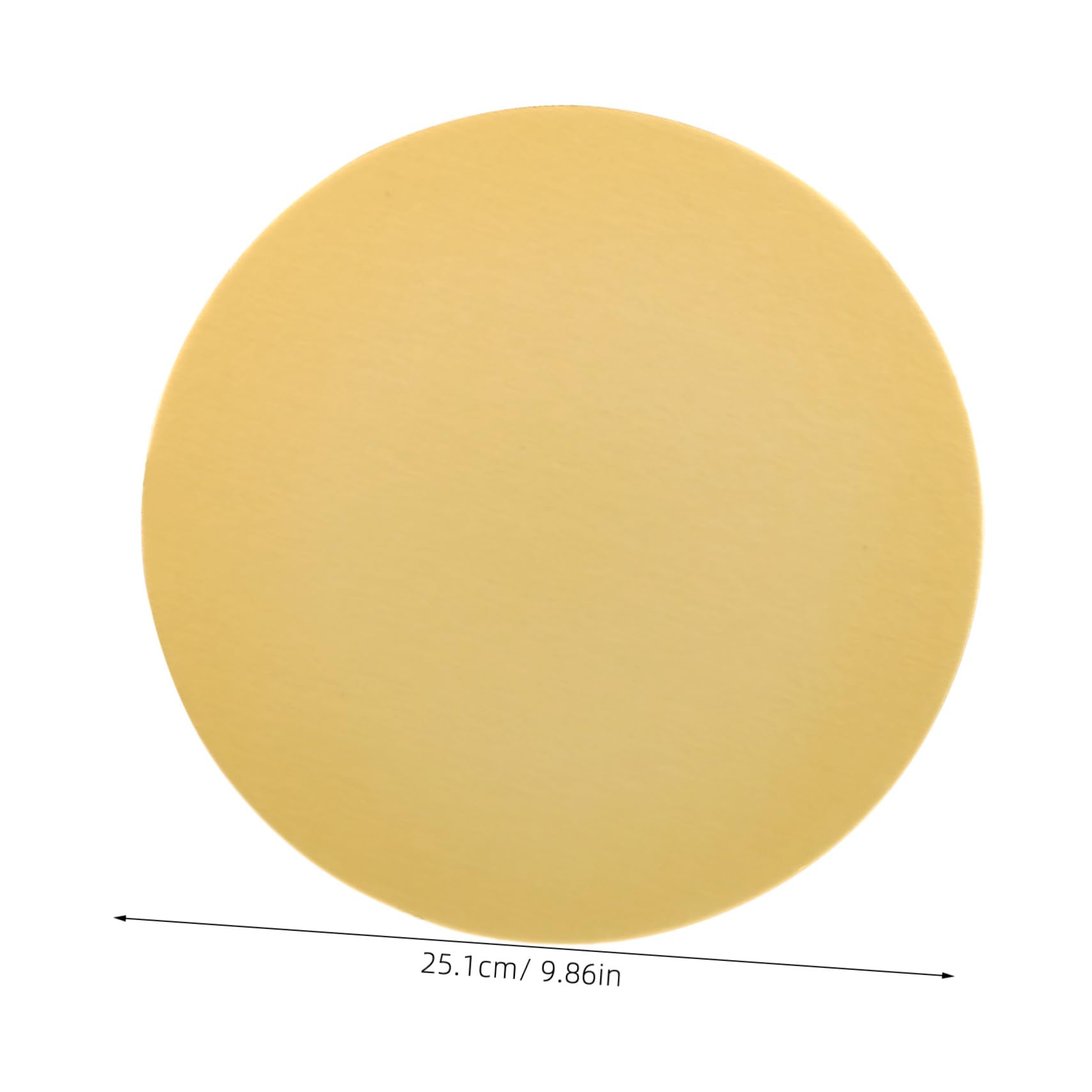 OKUMEYR 6pcs Round Cake Base Boards Food Grade Cardboard Non Stick Surface Grease Resistance for Weddings Birthdays and Dessert Displays