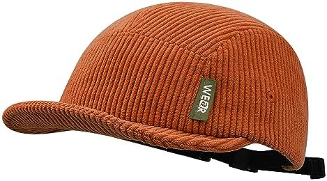 Croogo Corduroy Short Brim Hat Low Profile 5 Panel Dad Baseball Cap for Men