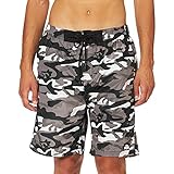 Lonsdale London Herren LOTHROP Beach Shorts, Camo Grey, XL