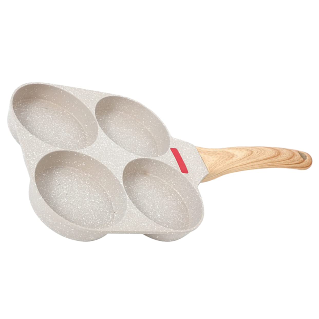 GRIRIW 4 Egg Frying Pan Japanese Style Egg Pan for Pancake Maker Non-stick Design
