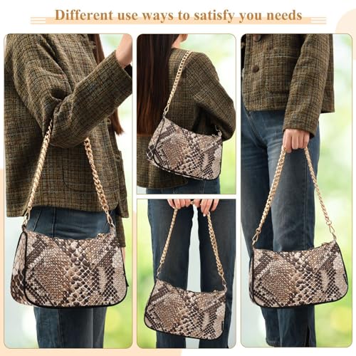 Bolso de hombro para mujer tipo clutch con cadena miniatura 6