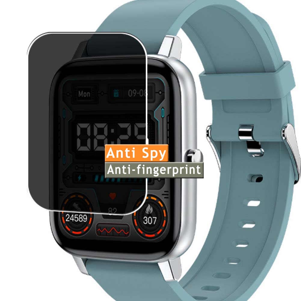 Vaxson Privacy Screen Protector, compatible with Burxoe H80 1.69" smart watch smartwatch, Anti Spy Guard Film Protectors Sticker [NOT Tempered Glass] New