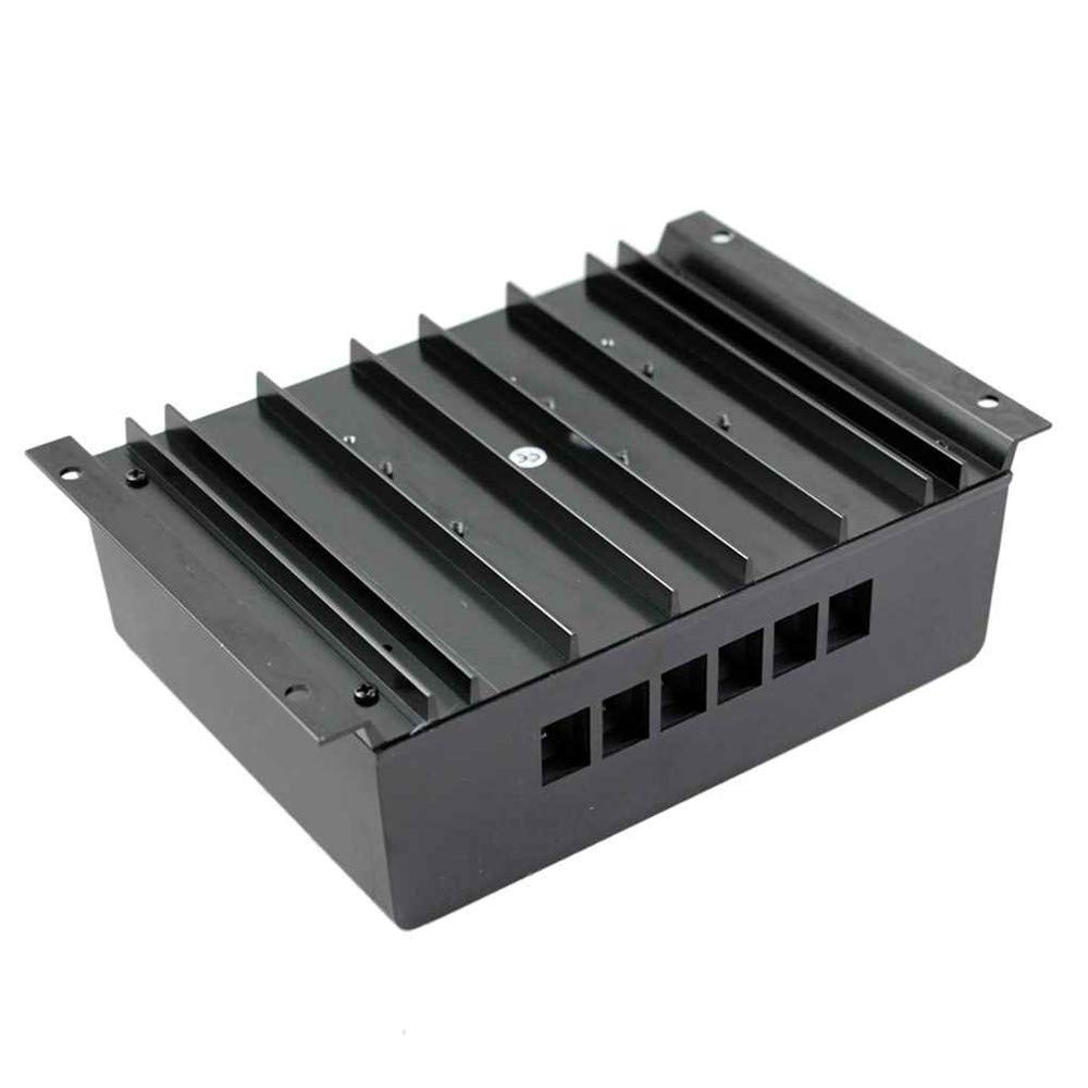 Regulador de carga solar, 80 A, panel solar, regulador de carga de batería, generación de energía fotovoltaica, pantalla LCD de 12 V/24 V