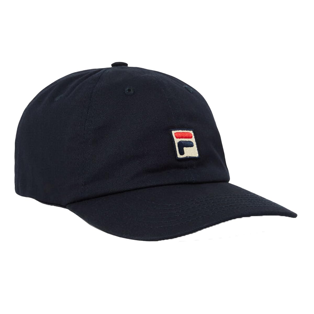 Fila Unisex Heritage F Box Logo Patch Slouch Adjustable Baseball Hat
