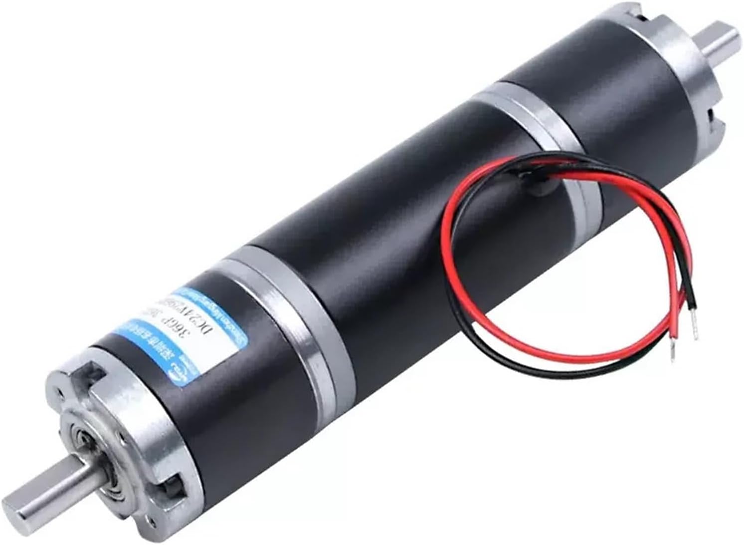 100kg.cm 36mm 36ZY dual axis double shaft planetary gear DC reduction motor 12v 24v micro low speed motor high torque(12V 15RPM,8mm shaft)