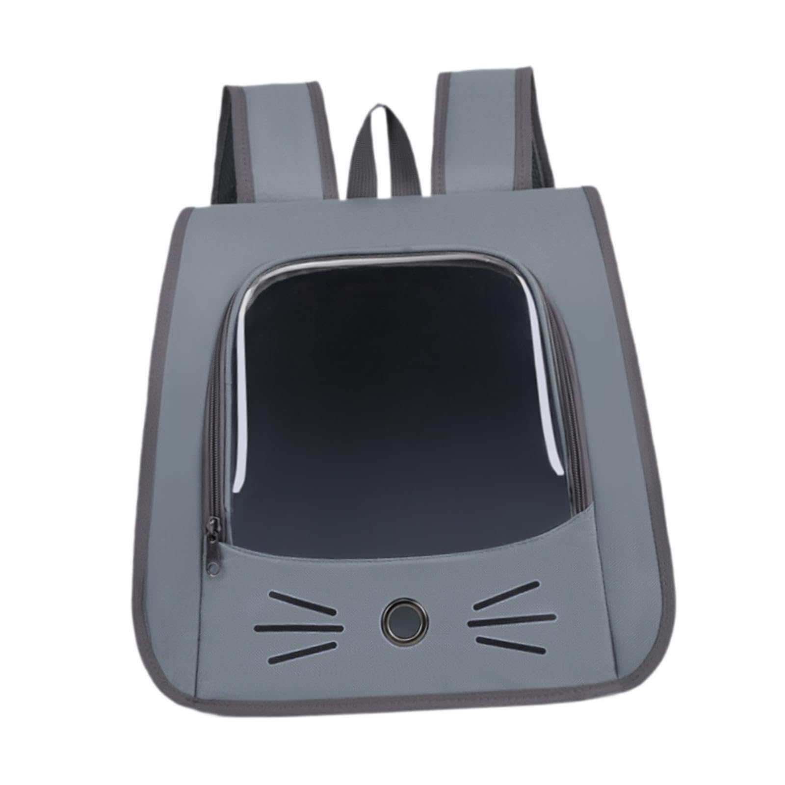 Mochila transportadora para gatos que elimina el estrés del viaje con su tejido de malla