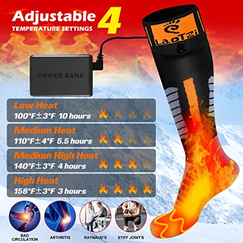 5000mAh-Rechargeable-Heated-Socks-for-Men-and-Women-Warm-and-Thermal-Battery-Powered-Electric-Socks-for-SkiHuntingFishingSleepingIndoorOutdoorSportsWinter-Machine-Washable-and-Unisex-6-13US