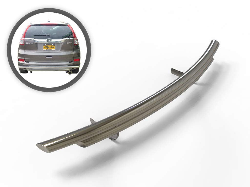 VANGUARD VGRBG-0752-0725SS Stainless Steel Double Layer Rear Bumper Guard | Compatible with 12-16 Honda CR-V