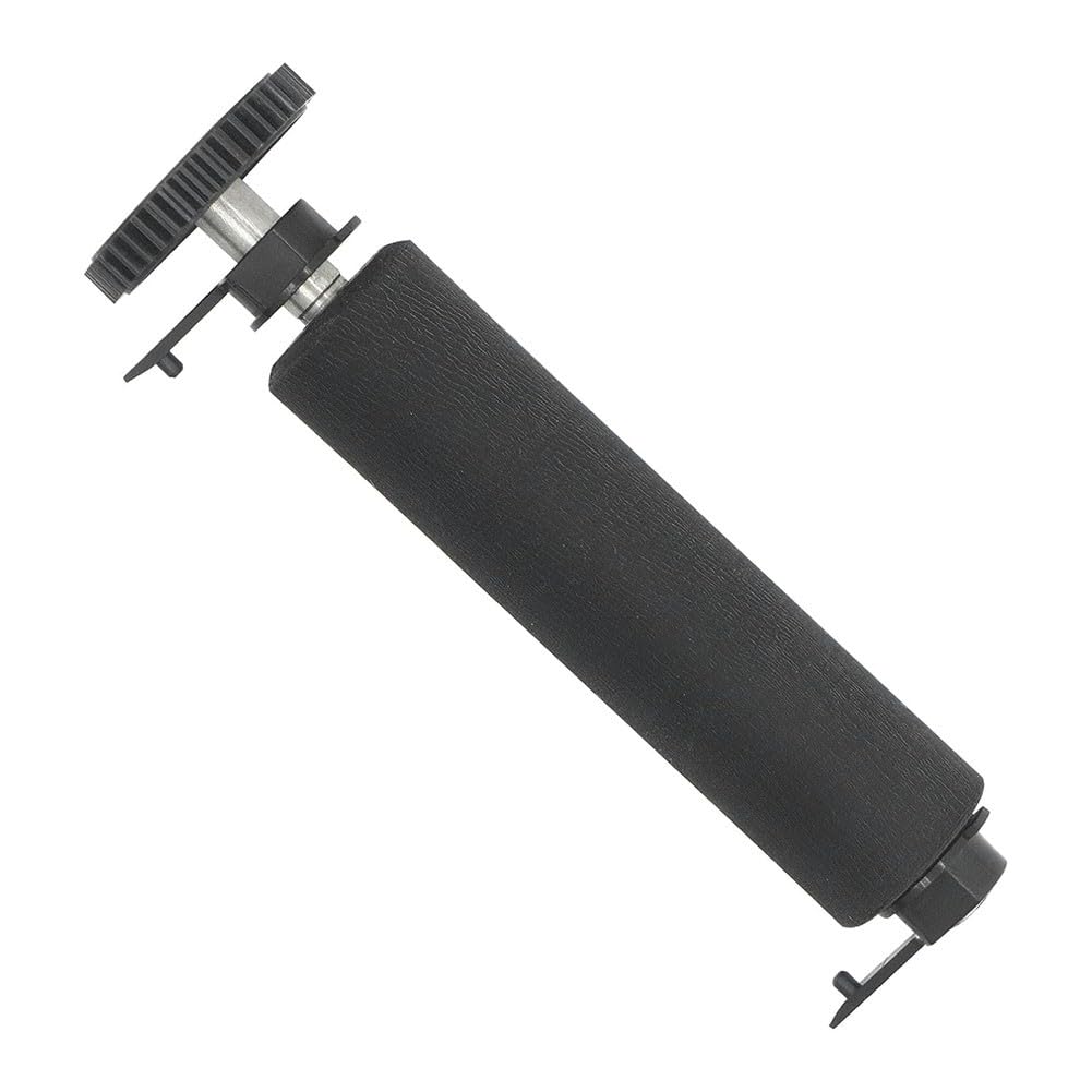 QOXEZY 105910-150 Transfer-Kit Plattenwalze mit Zahnrad für Zebra TLP-2824 und TLP2824 Plus Thermodrucker, Gummi-Druckwalze für zuverlässigen Etikettendruck