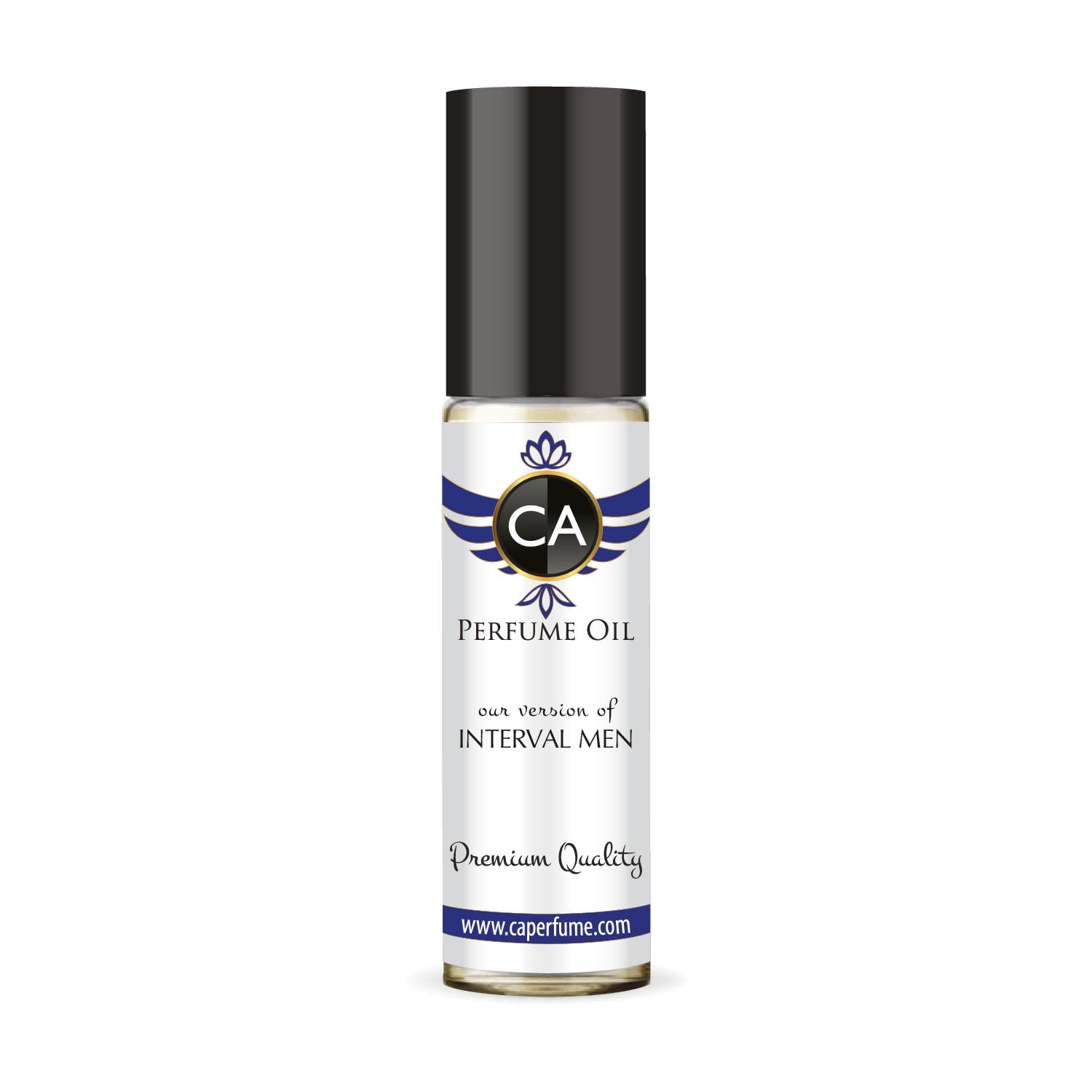 CA Perfume Impression of Interval Men Perfume Oil Amber Woody Scent Long Lasting Cologne for Men Travel Size