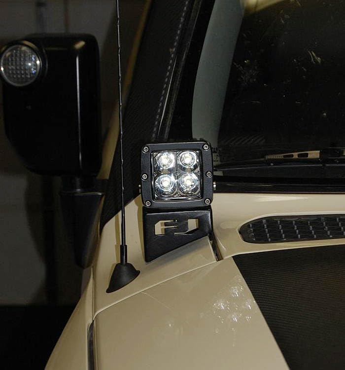 Soporte LED metálico para capó frontal Toyota FJ Cruiser miniatura 5