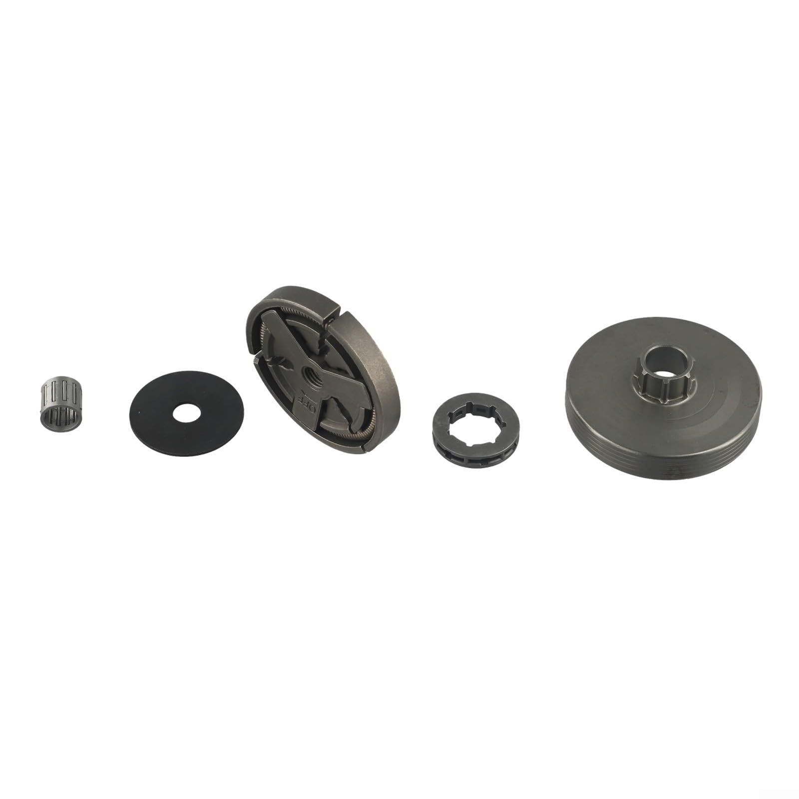 Kit di montaggio frizione compatibile con motoseghe cinesi 4500 5200 5800 e motori da 45 cc, 52 cc, 58 cc