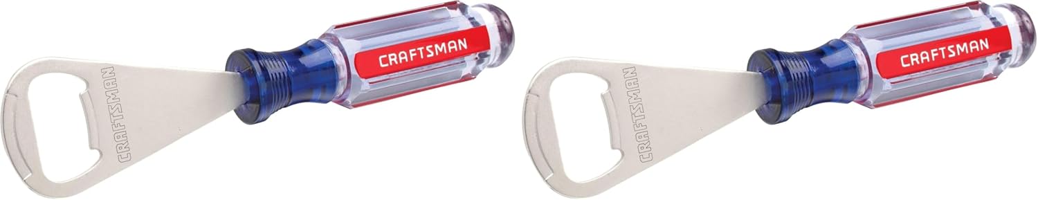 CRAFTSMAN Bottle Opener, Manual Handheld Beer Bottle Opener (CMHT65086) Medium (Pack of 2)