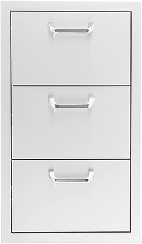 Miniatura 6 de BBQGUYS Signature - Cajón de acceso triple de acero inoxidable de 16 pulgadas - Contempo