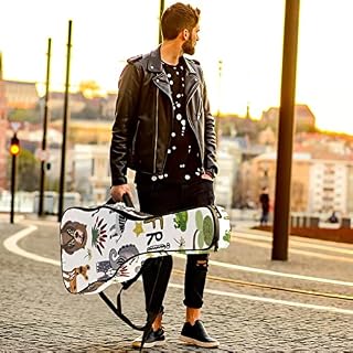 Tiger Stripes Étui de protection rembourré pour guitare classique acoustique Motif rayures, Multicolore 05, 42.9×16.9×4… - Les Beatles, Paul McCartney, John Lennon, RIngo Starr, George Harrison Tiger Stripes Étui de protection rembourré pour guitare classique acoustique Motif rayures, Multicolore 05, 42.9x16.9x4… – Image 6