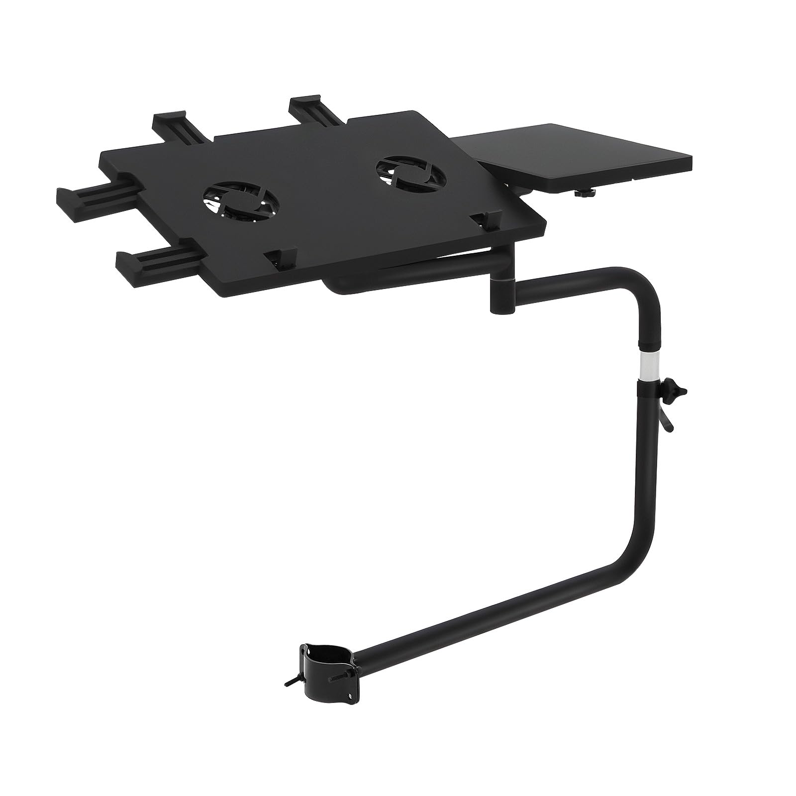 Supporto tastiera sedia bracciolo,Supporto ergonomico tastiera | Ripiano Per Mouse Sedia,Supporto Mouse Sedia,Per Ufficio,Con Ventole ×2,Mouse Morbido E Antiscivolo,Dimensioni Generose