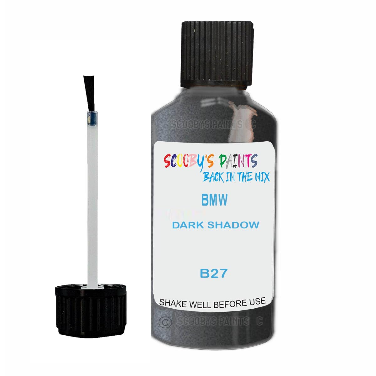 Scoobys Paints Back In The Mix Dark Shadow Touch Up Paint For Bmw B27 Metallic