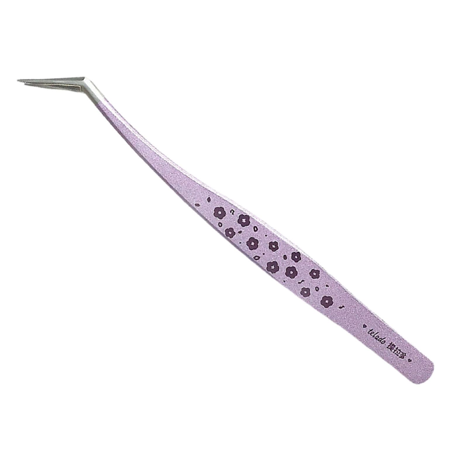 Scrapbooking Tweezers with Bent Tip 13cm Stainless Steel Tweezers for Sticker Placement Journaling Decoration Scrapbooking