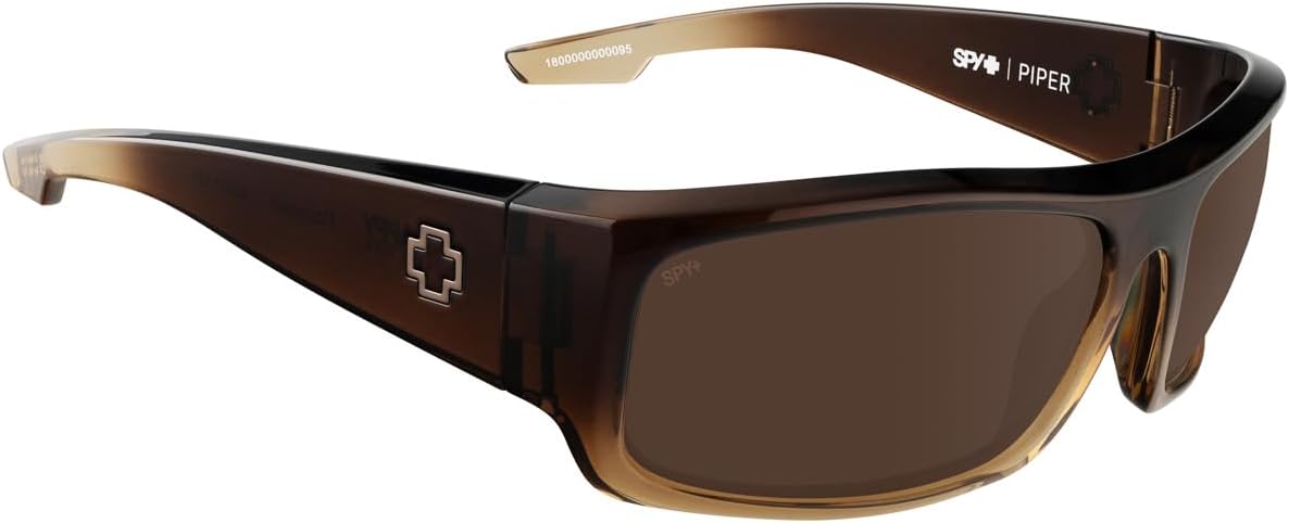 SPY Optic Piper, Rectangular Wrap Sunglasses, Color and Contrast Enhancing Lenses - Image 6