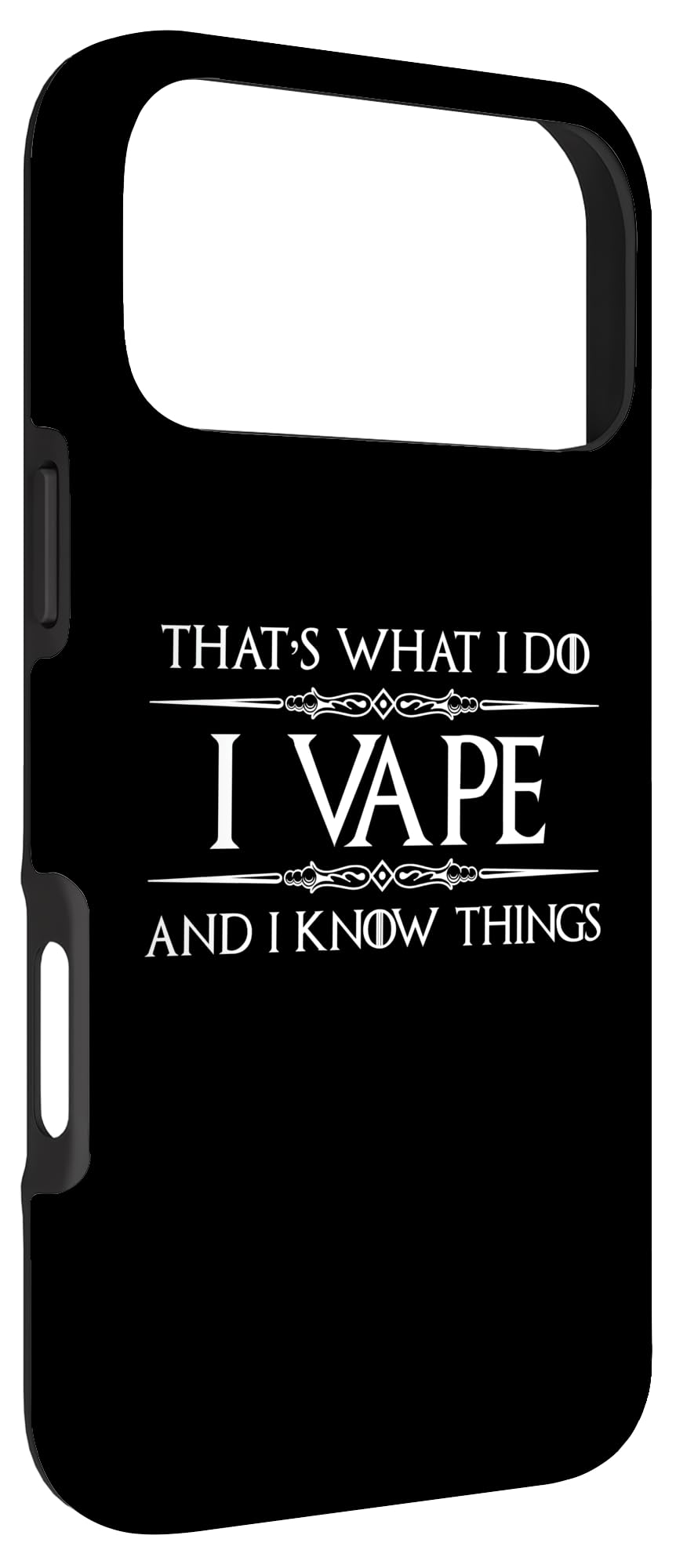 Hülle für iPhone 17 Pro Max I Vape and I Know Things
