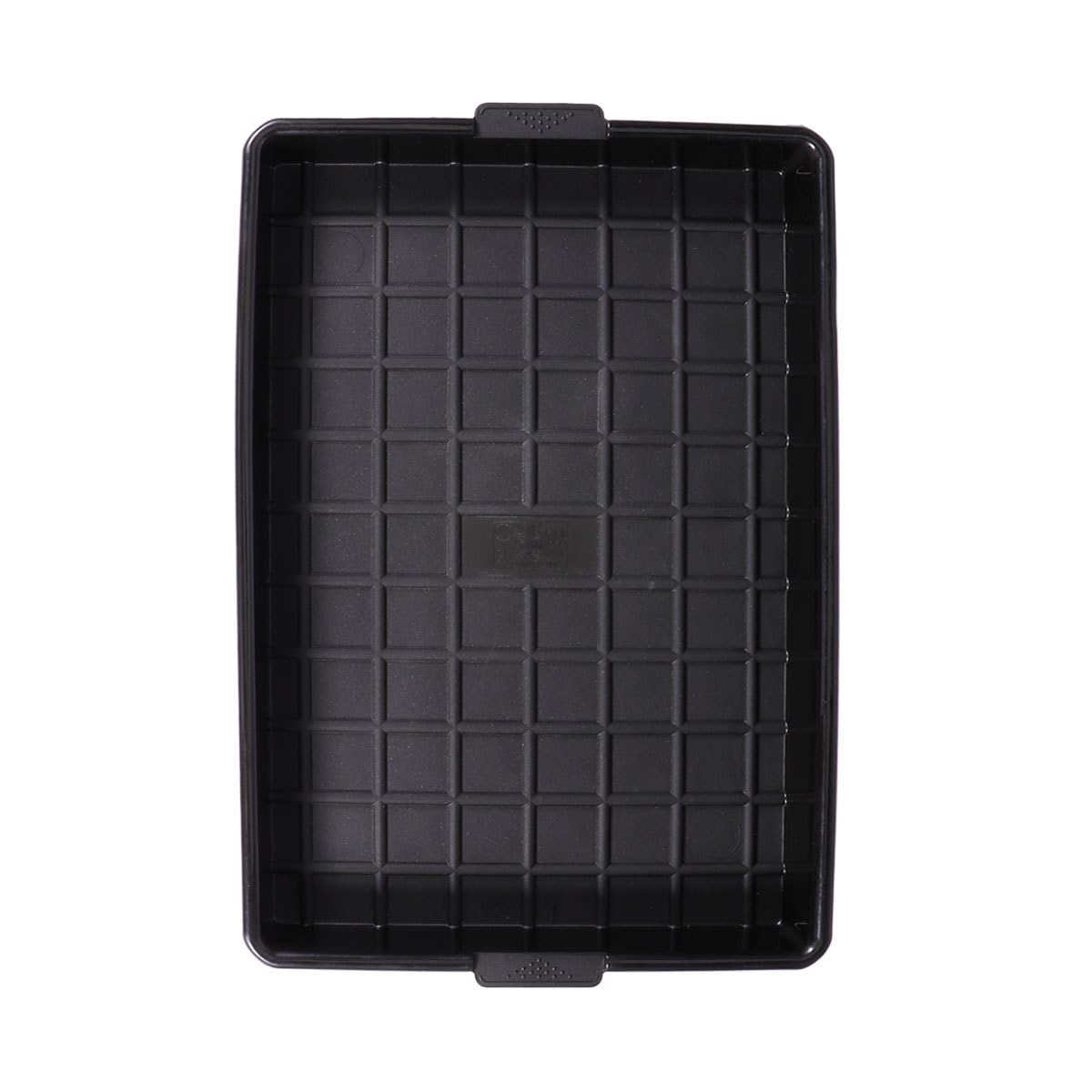 Yardwe Root Control Plastic Flower Pot Tray for Deep Slot Design Lightweight Protects for Plants Black