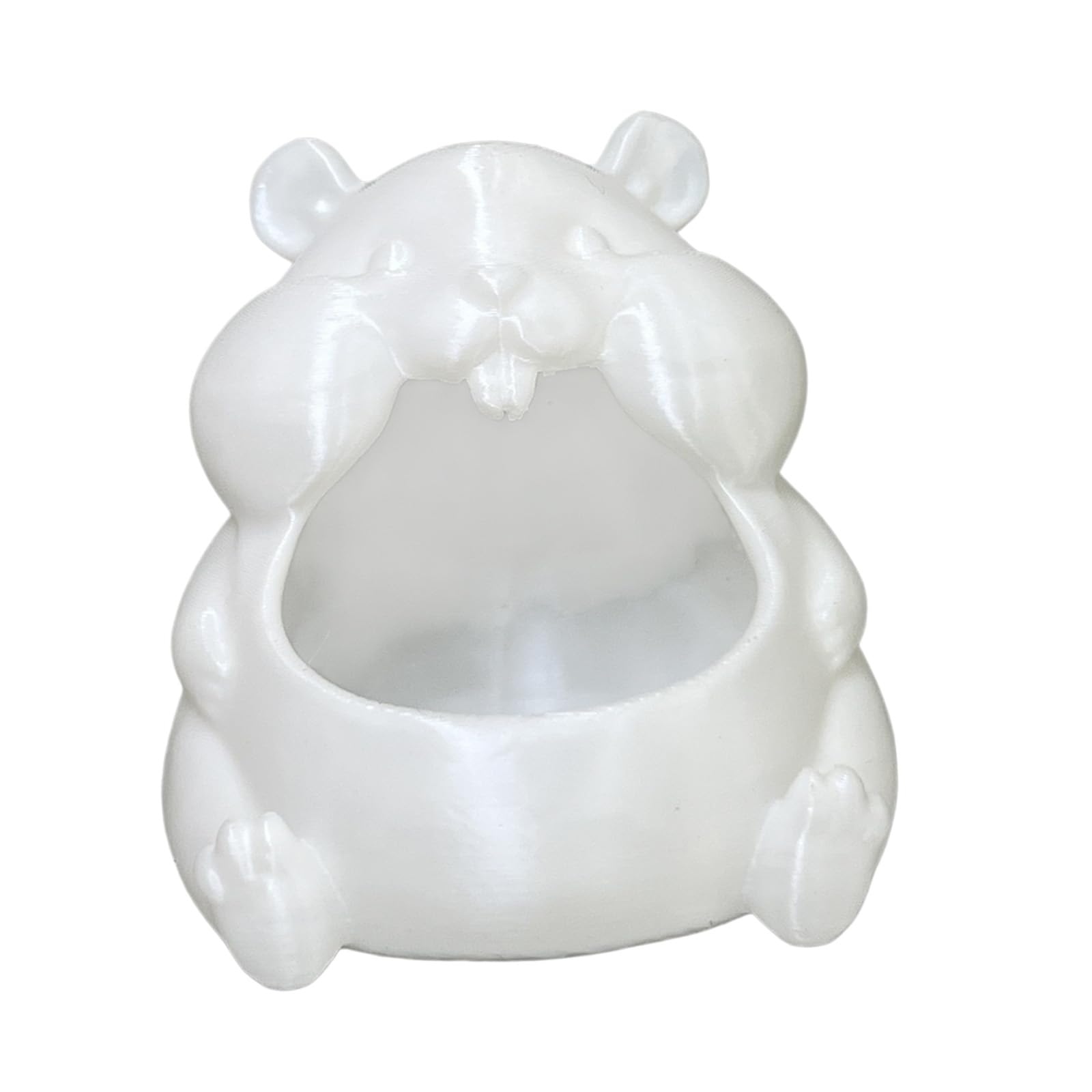 Woedpez Compact Hamster Molded Decorative Dishes Desk Organizers for Organizing Little Things Around the House Small Item Storage Box