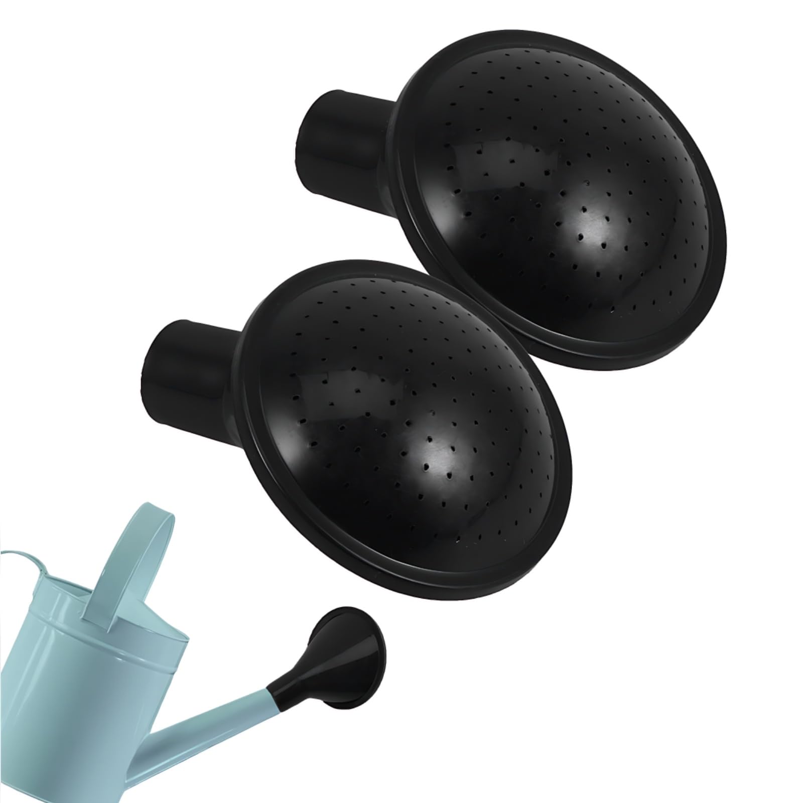 Toddmomy Watering can Nozzle Head Replacement 2 Pack Sprinkler Heads for Indoor Outdoor Plant Watering Precise Spray Spout Attachment for Flowers Vegetable Gardens Easy Install and Remove