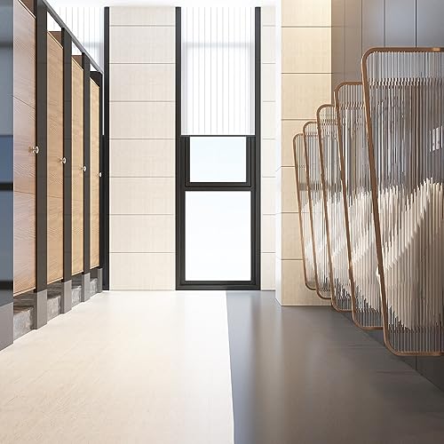 Set di 4 divisori per orinatoio da uomo, divisori temperati per servizi igienici pubblici, separatori commerciali per stalle da bagno, altezza regolabile