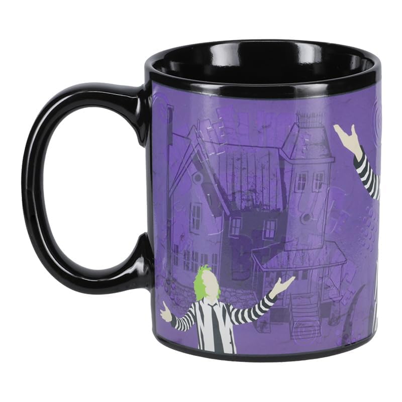 Taza Cerámica Cambia Color Beetlejuice 300 ml miniatura 5