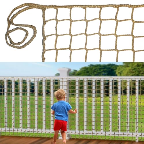 KAERYHET Safety Rope Net Kids Pet Stairs Balcony Railings Protection Rope Netting Playground Net Sports Netting Baseball Softball Backstop Nets