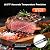 Smart Wireless Meat Thermometer with 4 Probes & 800ft Range, Bluetooth Grill Food Thermometer, Digital Backlit Screen, 0.5S Instant Read, NIST ±0.5? Accuracy for Kitchen BBQ, Oven, Smoker, Air Fryer