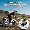 MAGICYCLE Fat Tire Electric Bike for Adults 750W Motor E Bike 52V 20Ah Step-Thru 20" Electric Mountain Bike for Beach Snow 80 Miles 7 Speeds #5